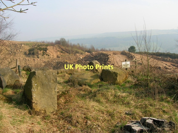 Photo 6"x4" View Quarry Stanton in Peak c2011