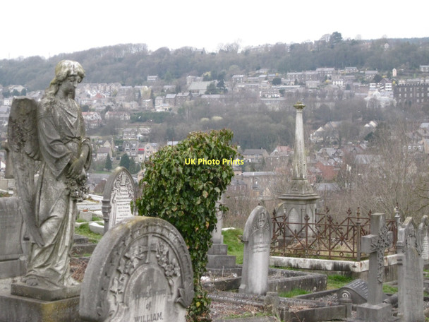 Photo 6"x4" Victorian memorials, St Giles' churchyard Matlock c2011