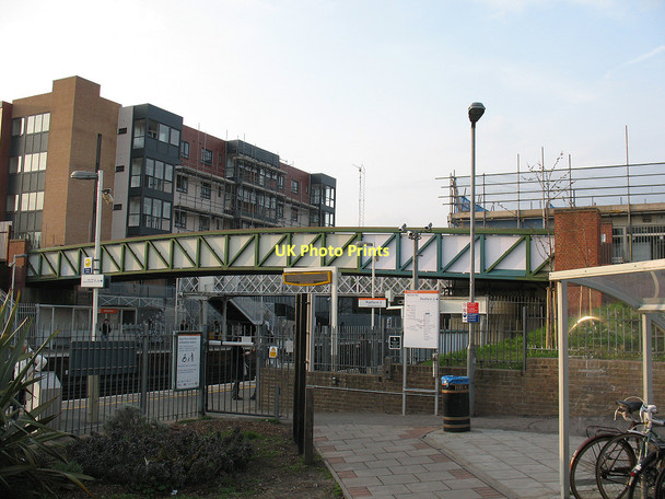 Photo 6"x4" Footbridge at Brockley station Deptford\/TQ3677 c2011