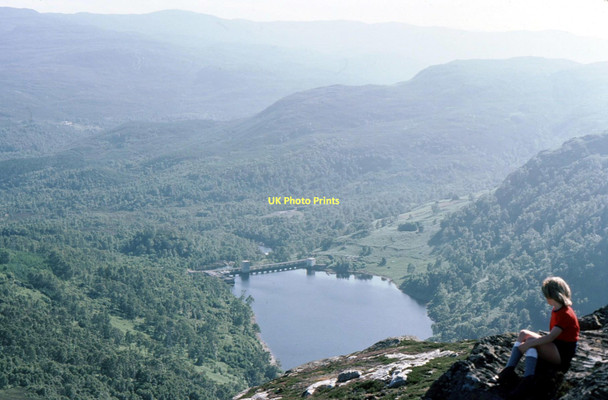 Photo 6"x4" Loch Luichart and Luichart dam Garve \/ Gairbh c1977