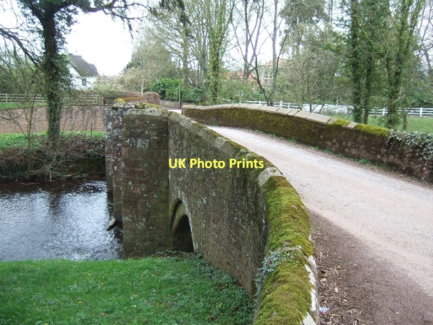 Photo 6"x4" Bridge over River Yeo at Fordton Crediton c2011