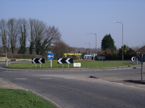 Photo 6"x4" Roundabout on the A61, Tupton Grassmoor c2011