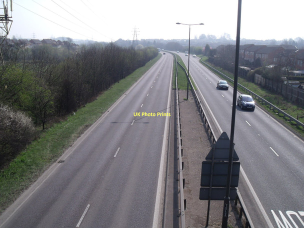 Photo 6"x4" A617 towards Mansfield Chesterfield\/SK3871 c2011
