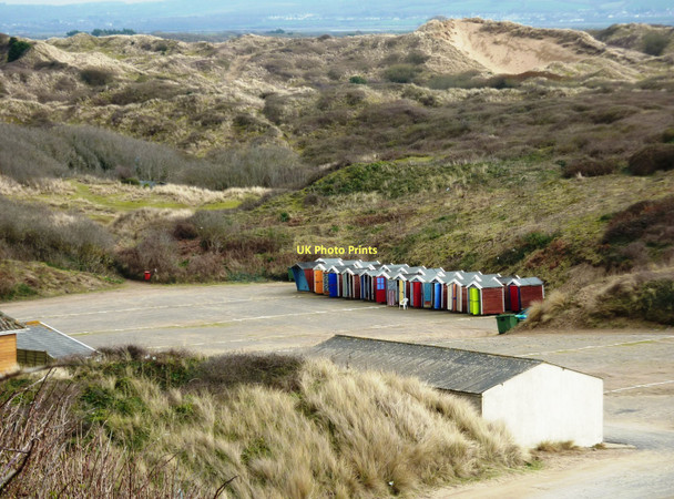 Photo 6"x4" Beach Huts, Saunton Sands Saunton c2011
