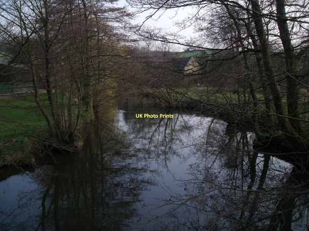 Photo 6"x4" River Amber, Weir Mill Wingfield Park\/SK3753 c2011