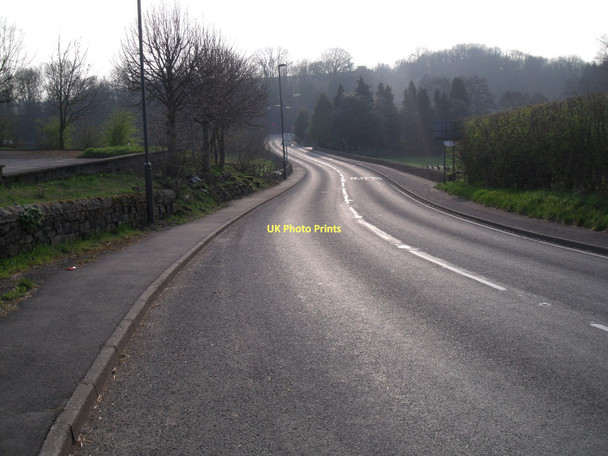 Photo 6"x4" B6013 towards Belper Heage c2011
