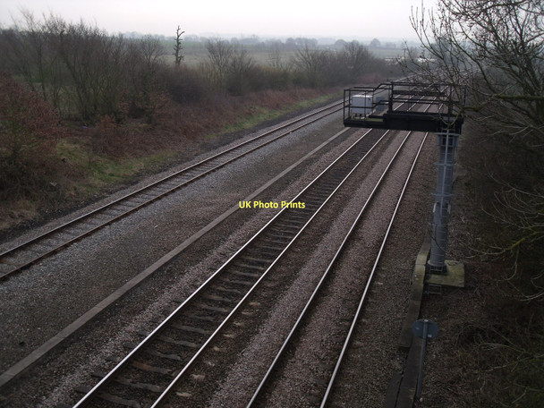 Photo 6"x4" Railway line towards Alfreton Stonebroom c2011