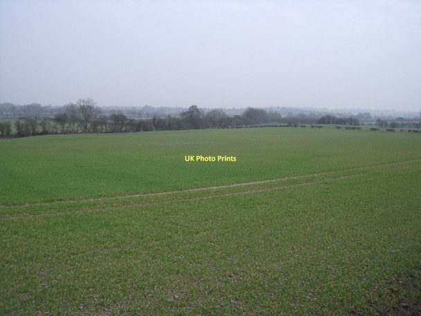 Photo 6"x4" Farmland near Stonebroom Pilsley Green c2011