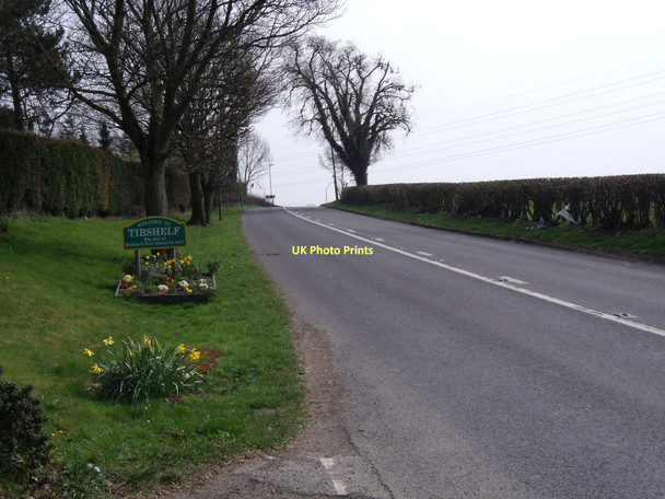 Photo 6"x4" B6039 towards Tibshelf Hardstoft c2011