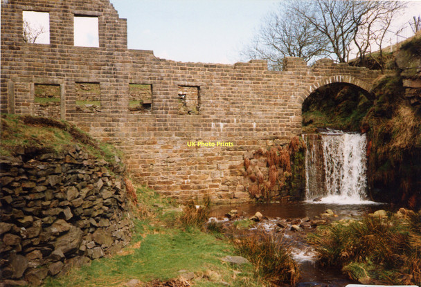 Photo 6"x4" Cheesden Lumb Mill, ruin Nangreaves c1998