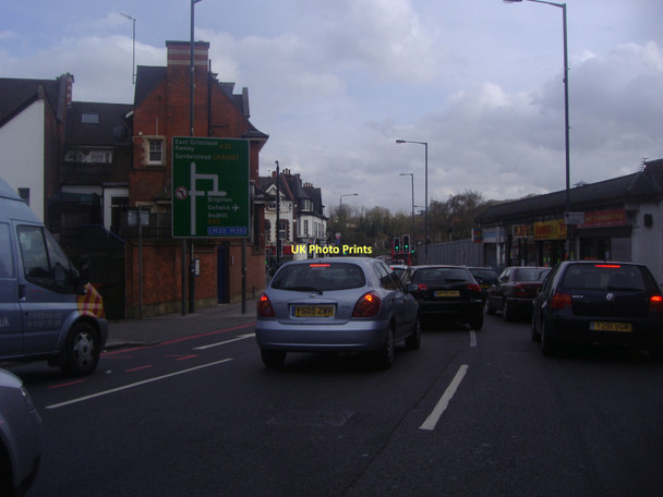 Photo 6"x4" Purley Way at Purley Cross Purley c2011