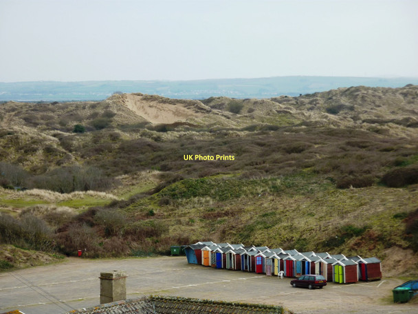 Photo 6"x4" Beach huts Saunton Sands Saunton c2011