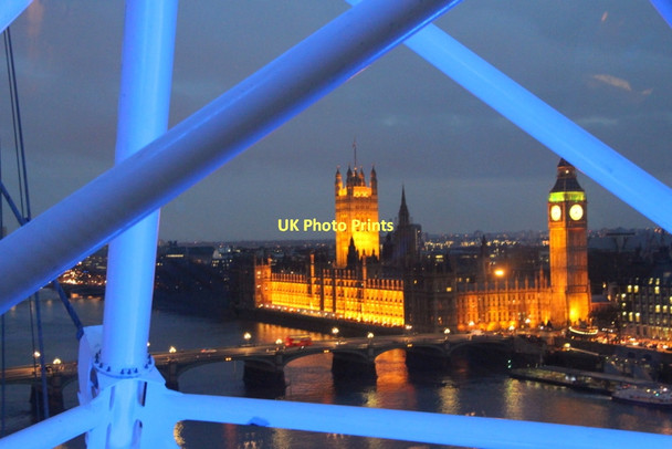 Photo 6"x4" Structure of the London Eye, London SE1 Westminster c2011