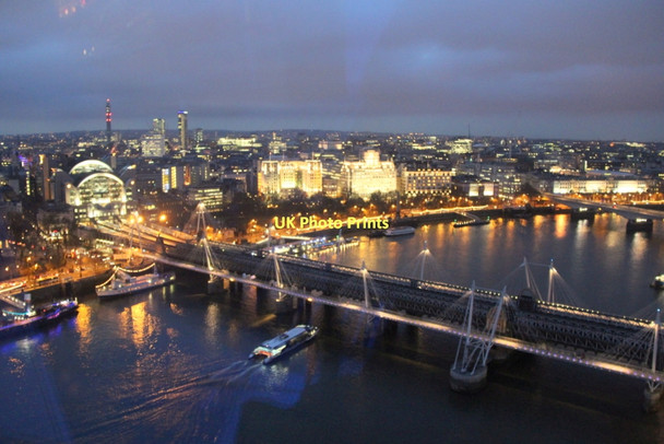 Photo 6"x4" Charing Cross Bridge, London London c2011