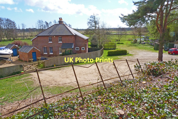 Photo 6"x4" View down the Avon Valley from Sopley Church Sopley c2011