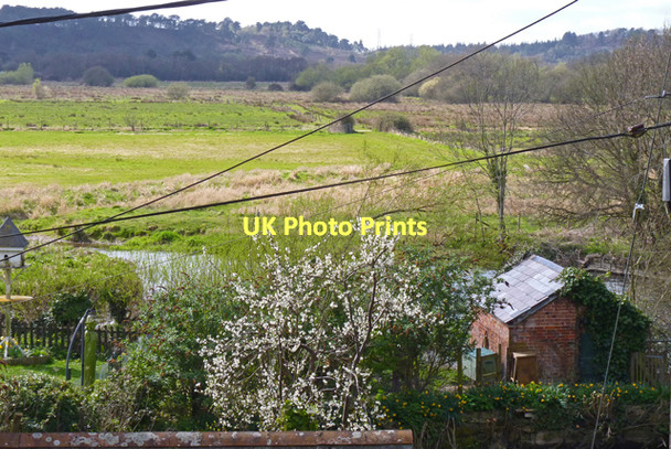 Photo 6"x4" View across the Avon Valley from Sopley Church Sopley c2011