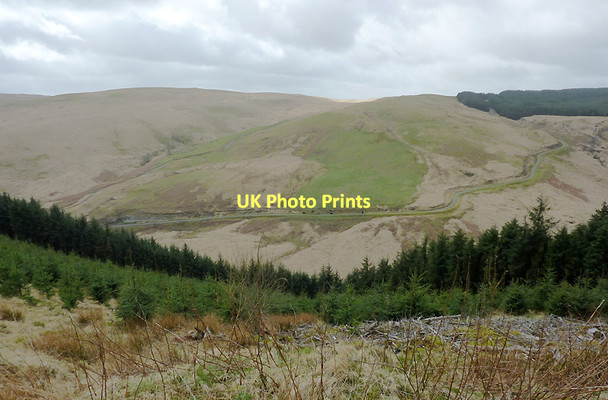 Photo 6"x4" Looking across Cwm Camddwr, Ceredigion Soar y Mynydd c2011