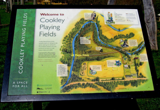 Photo 6"x4" Information board at Cookley Playing Fields, Cookley Cookley\/SO8480 c2011