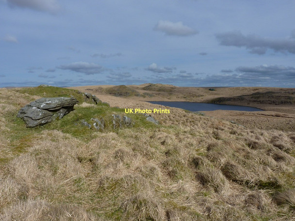 Photo 6"x4" Llyn Cerrigllwydion Uchaf from Cnapyn Blaendrawsffos Llyn Cerrigllwydion Uchaf c2011