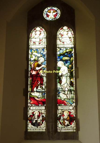 Photo 6"x4" Stained glass, Cathedral of St Mary and St Boniface, Plymouth Plymouth c2011