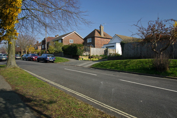 Photo 6"x4" Greenwich Meridian crossing Ferrers Rd. Lewes c2011 P1