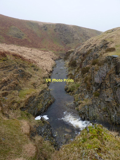 Photo 6"x4" Gorge on the Afon Gwyngu Afon Gwngu c2011
