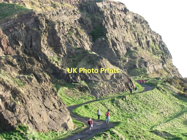 Photo 6"x4" Radical Road, Holyrood Park Edinburgh c2011