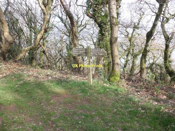 Photo 6"x4" Signpost, on South West Coast Path Malmsmead c2011