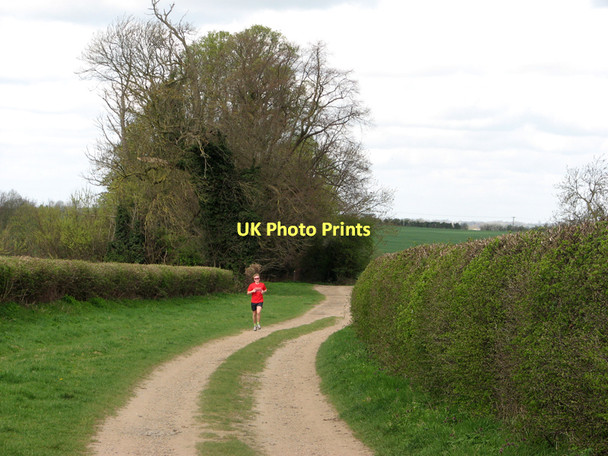 Photo 6"x4" Jogging to Hauxton Harston\/TL4251 c2011
