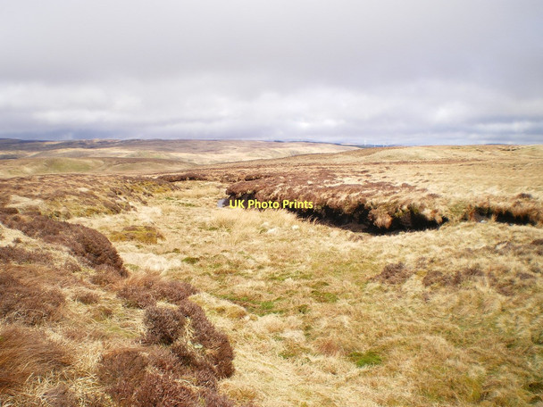 Photo 6"x4" Peat hags and bog below Geifas Banc yr Wyn\/SN8173 c2011