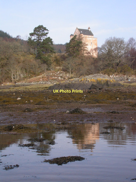 Photo 6"x4" Kinlochaline Castle from head of Loch Aline Lochaline \/ Loch \u00c0lainn c2005
