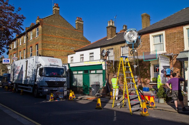 Photo 6"x4" Filming on Church Lane Finchley c2011