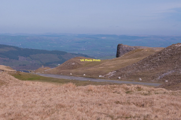 Photo 6"x4" A4069 topping Foel Fawr Rhosaman c2011