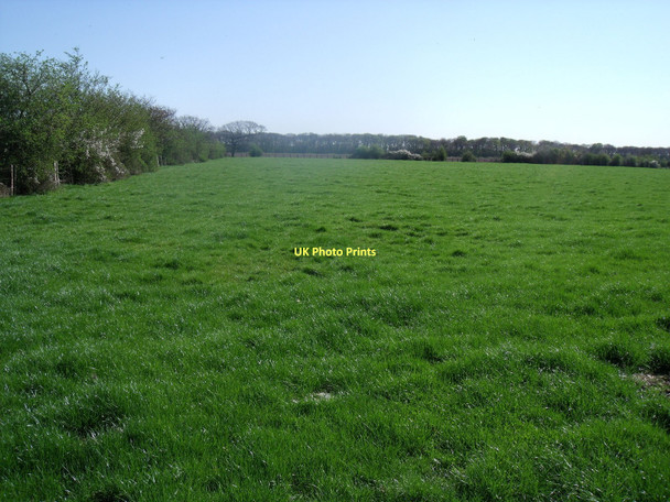 Photo 6"x4" Farmland off Wood Lane Brind c2011