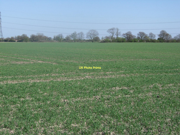 Photo 6"x4" Farmland east of the B1228 Willitoft c2011