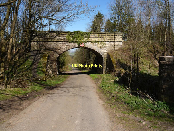 Photo 6"x4" Railway bridge near Lemmington Wood Edlingham c2011