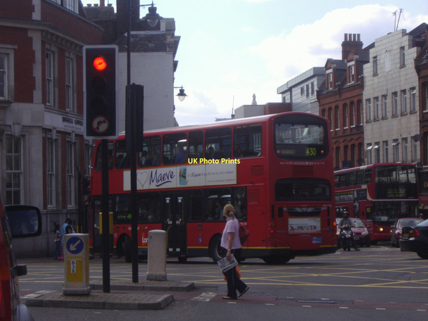 Photo 6"x4" Upper Richmond Road at junction with Putney Hill Putney c2009