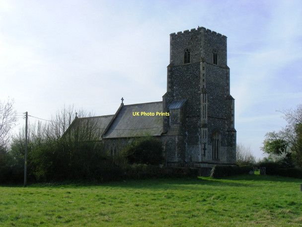 Photo 6"x4" St Andrew's, Brockley. Brockley Green\/TL8254 c2011