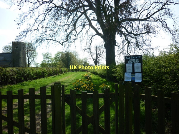 Photo 6"x4" The way to All Saints' Church, Heapham Heapham c2011