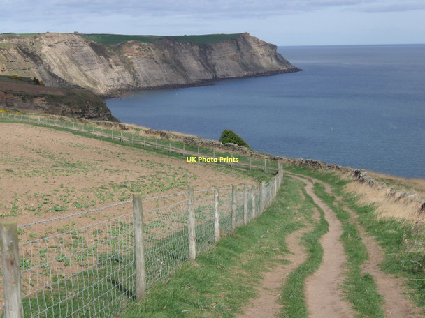 Photo 6"x4" Cleveland Way towards Whitby High Hawsker c2011
