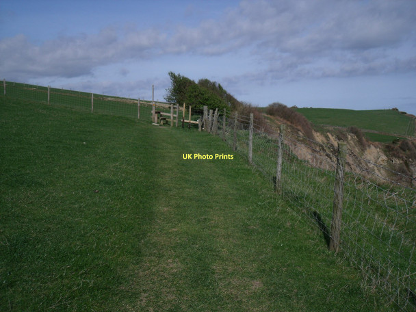 Photo 6"x4" Cleveland Way towards Whitby High Hawsker c2011
