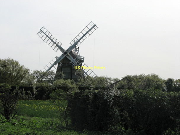Photo 6"x4" Fulbourn Mill in spring Fulbourn c2011
