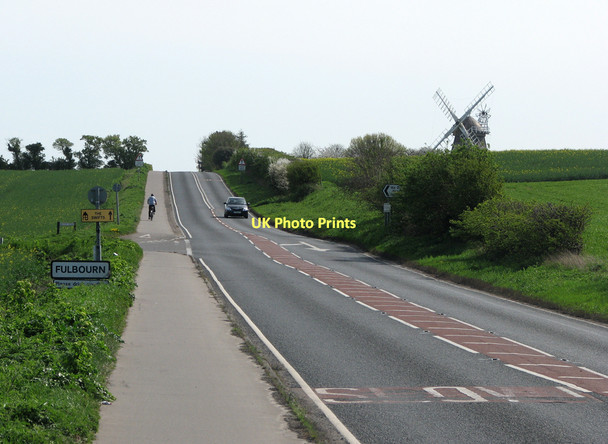 Photo 6"x4" Over the hill to Fulbourn in April Fulbourn c2011