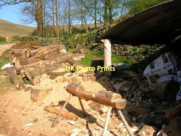 Photo 6"x4" Woodpile, Lee House Upper Booth c2011