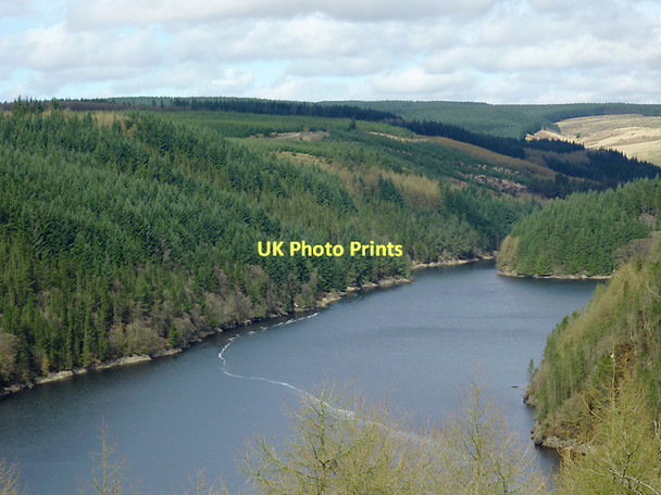 Photo 6"x4" Llyn Brianne west of Cefn Fannog, Powys Llyn Brianne Resr c2011