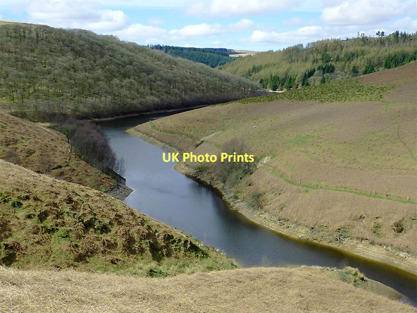 Photo 6"x4" Llyn Brianne west of Cefn Fannog, Powys Cwm Irfon c2011