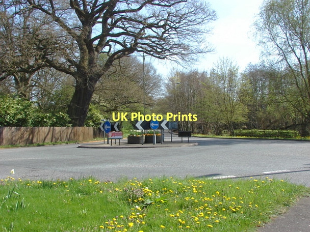 Photo 6"x4" Fox Corner roundabout Fox Corner\/SU9654 c2011