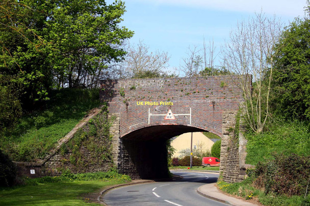 Photo 6"x4" Former railway bridge over Cuddesdon Road Horspath c2011