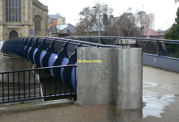 Photo 6"x4" St Alkmund's Way foot and cycle bridge Derby\/SK3535 c2011