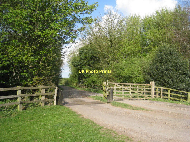 Photo 6"x4" Cattle grid on the lane to Acthorpe South Elkington c2011